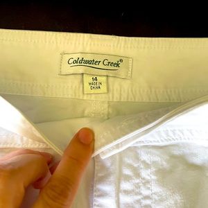 Coldwater Creek Size 14 Capri pants with lovely stitching detail on pockets.